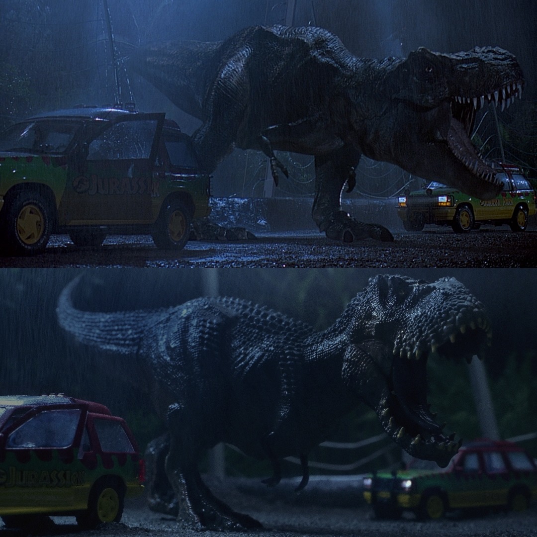 movie Jurassic Park screenshot recreation contest